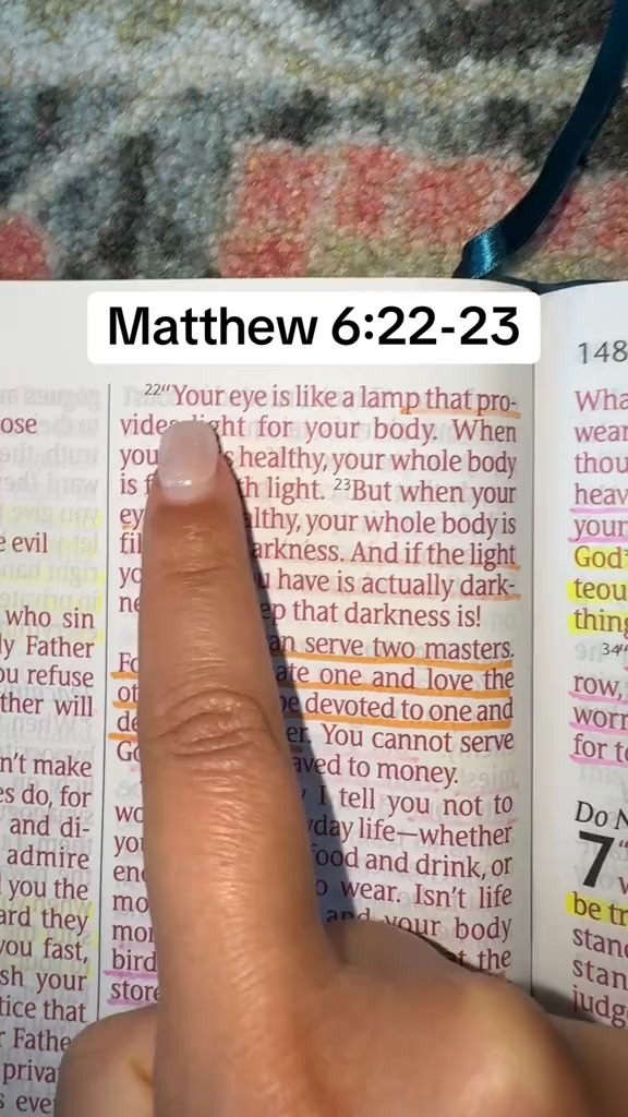Matthew 6:22-23 #jeausoursaviour #Godblesseveryone #christian # ...