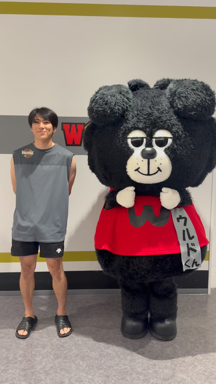 🐺WOLFDOGS NEWS🐶 #ゆるバース2026 に奮闘中の #ウルドくん🔥 今日は