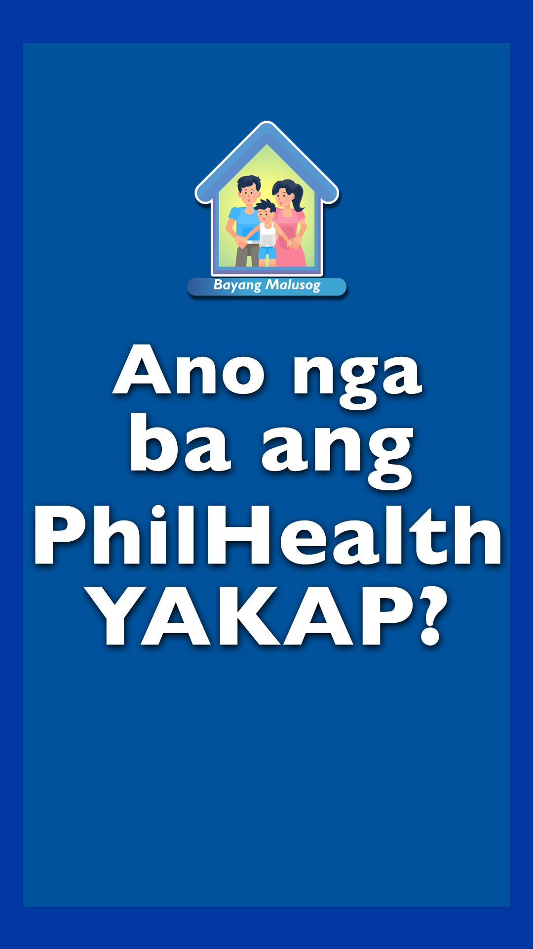 Sa kalusugan, may ka-YAKAP ka. 🤗 Sa ilalim ng Universal Health Care ...