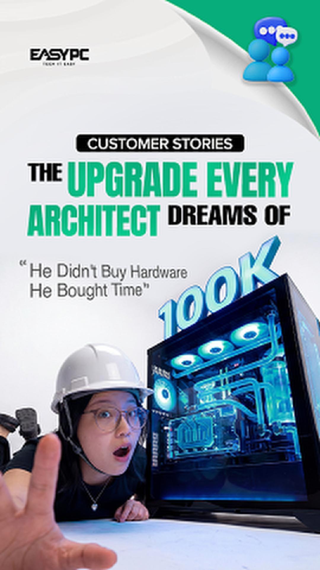 100k PC build, how does it feel like? #EasyPC #EasyPCStories | EASY PC