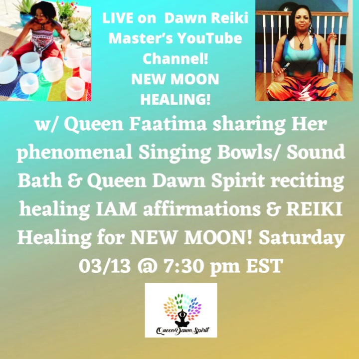 Free Live New Moon Sound Bath Healing and Reiki healing this Saturday ...