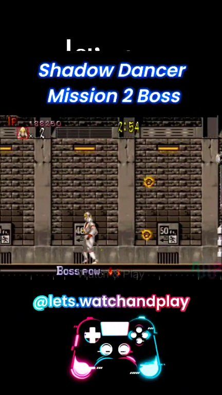Shadow Dancer | Stage 2-4 | Mission 2 Boss Shadow Dancer is a 1989