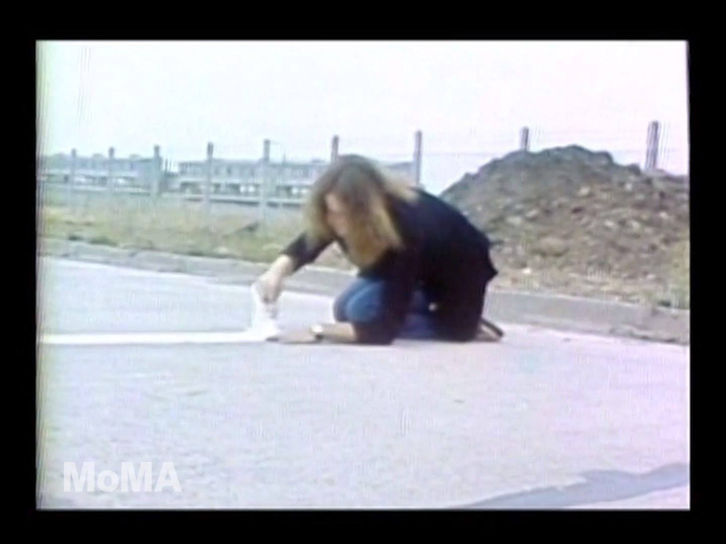 In 1979, Chilean artist Lotty Rosenfeld, who died last week at age 77 ...