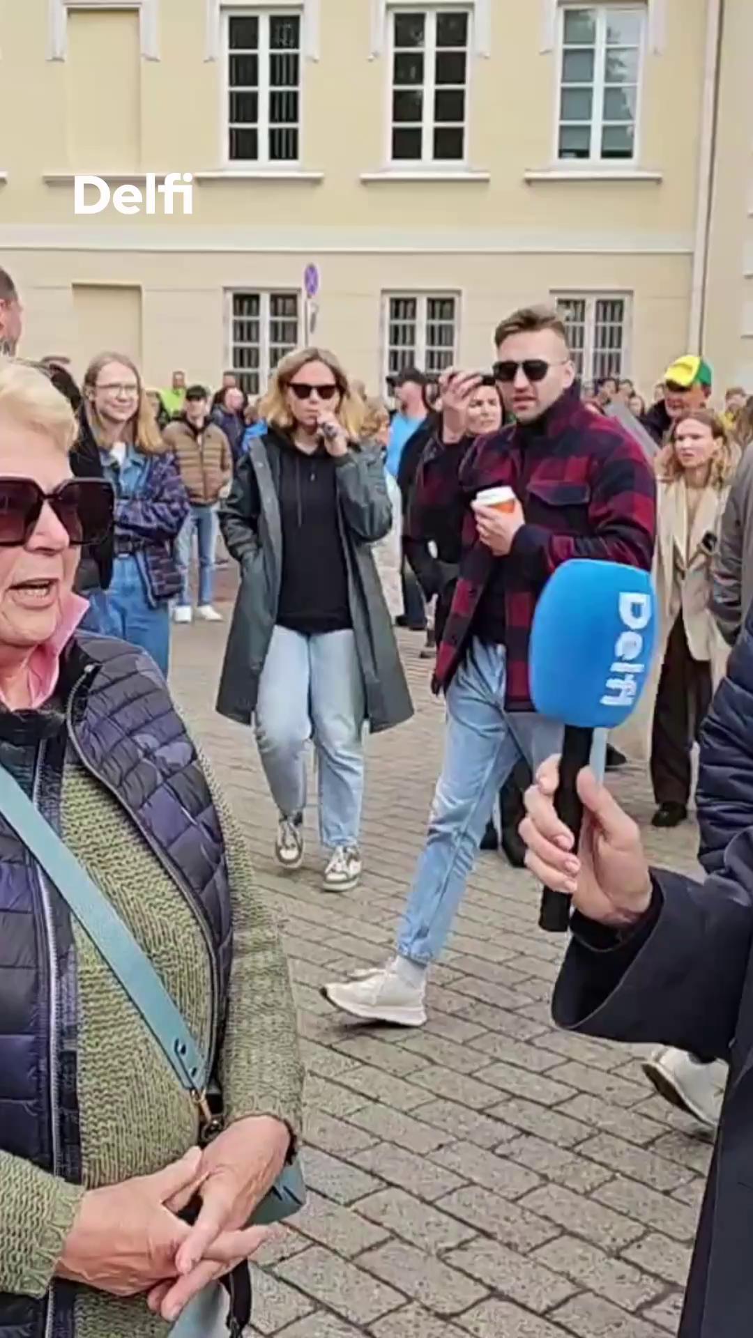 Protestas trumpai, kaip viskas atrodė | DELFI.lt | Facebook