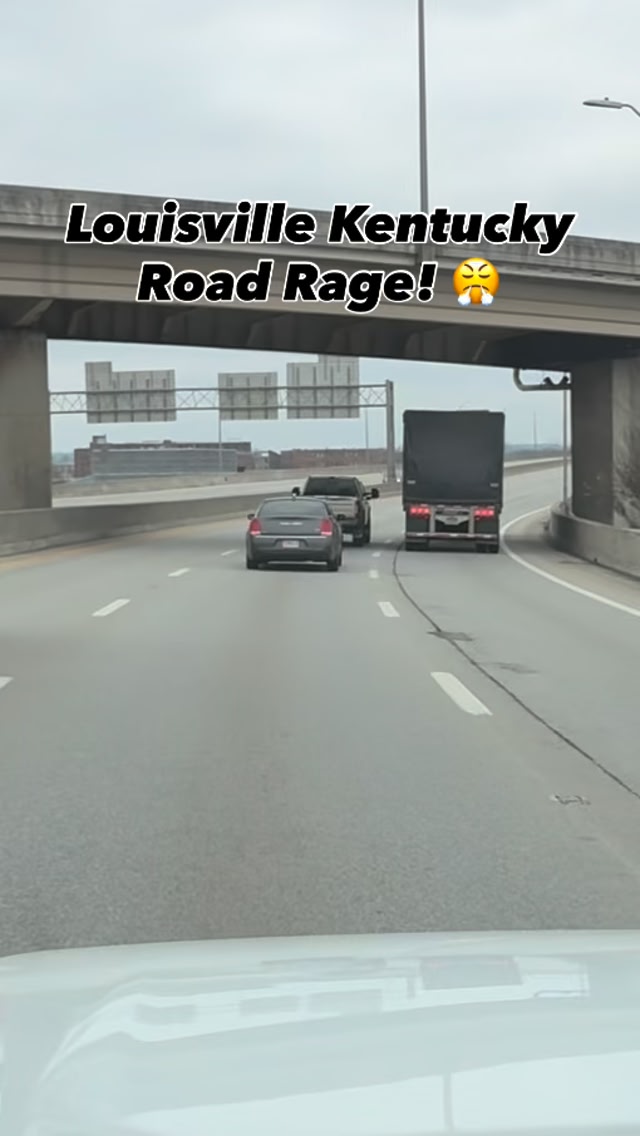 Insane road rage on I-64 West today. This Chrysler 300 driver forced a ...