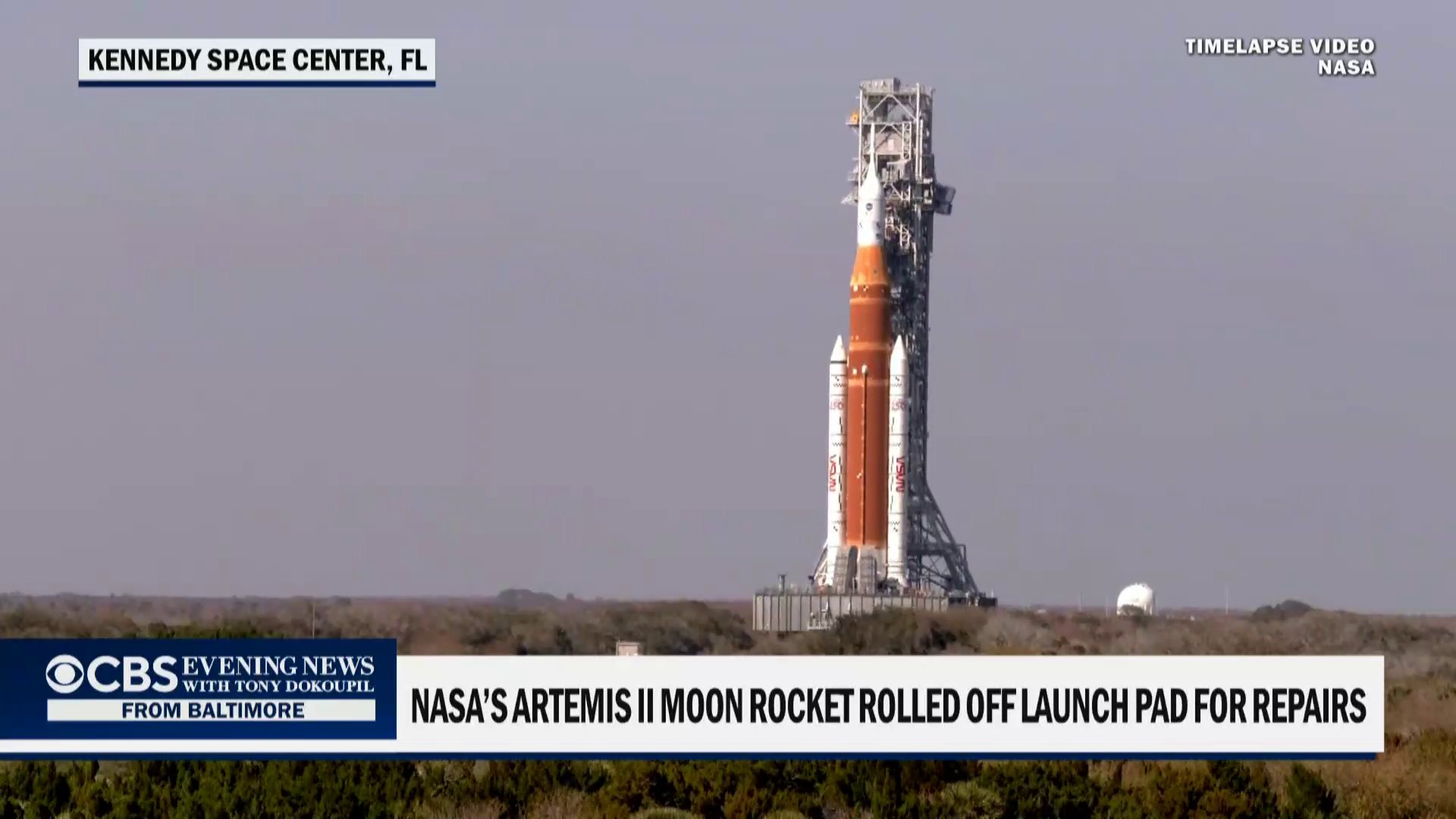 NASA hauled its Artemis II moon rocket off its seaside pad on Wednesday ...