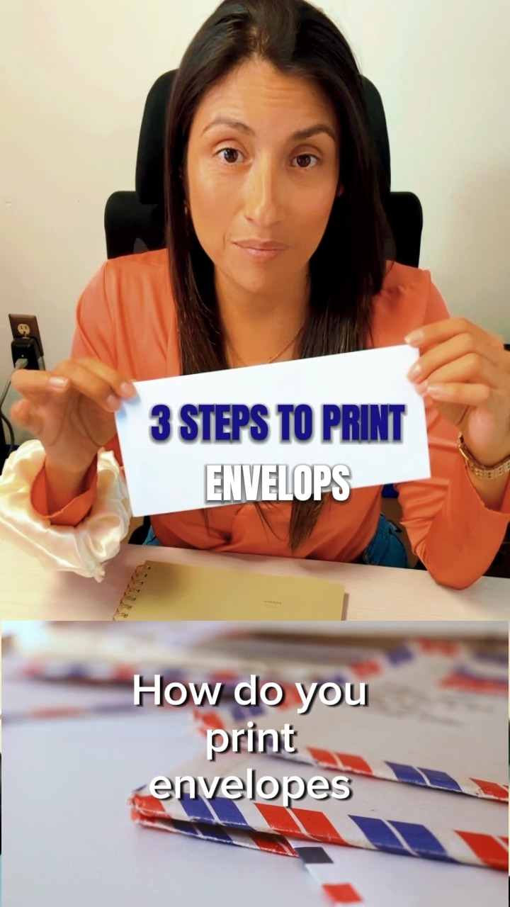 How to Print Envelopes in 3 Simple Steps. Step 1: Prepare Your Document ...