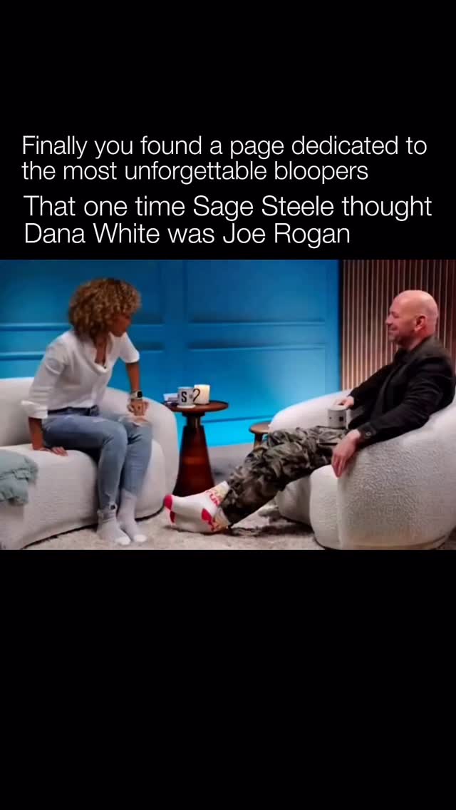 Sage Steele mixed up Dana White and Joe Rogan during an interview with ...