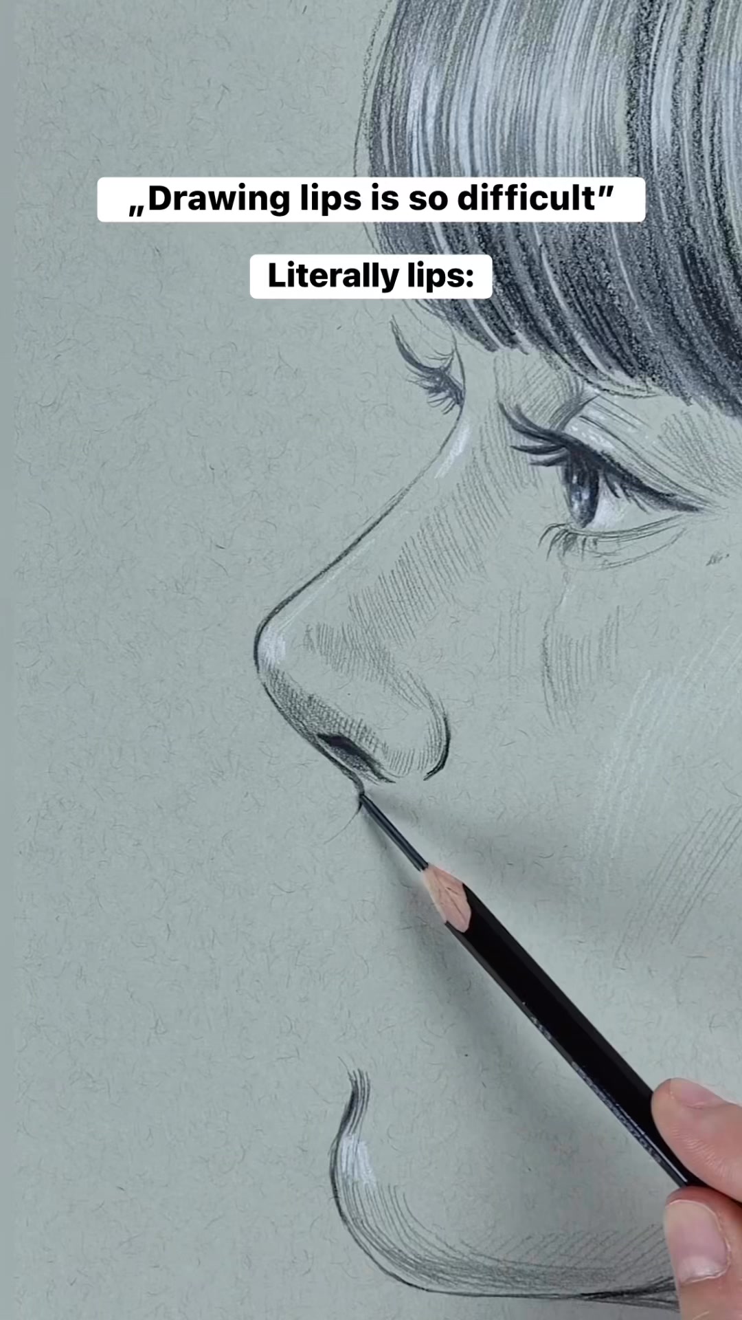 Simple Way To Draw Lips #howtodraw #drawingtutorial #pencildrawing ...