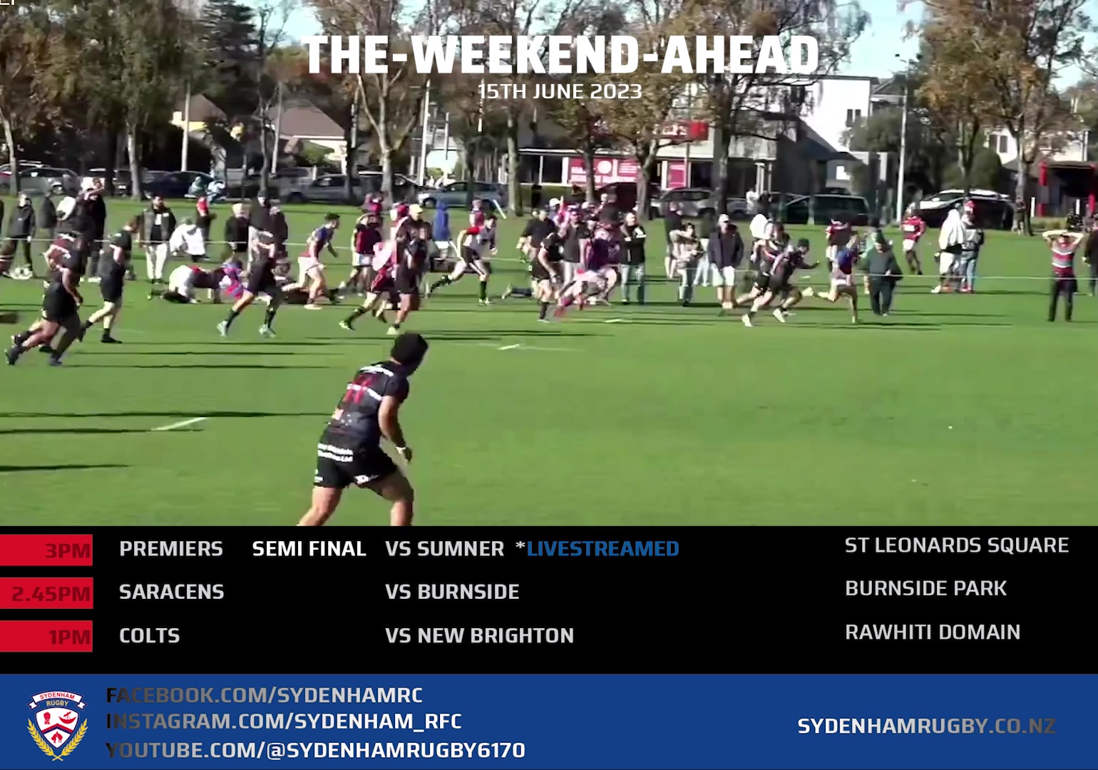 Sydenham Rugby Club | Christchurch
