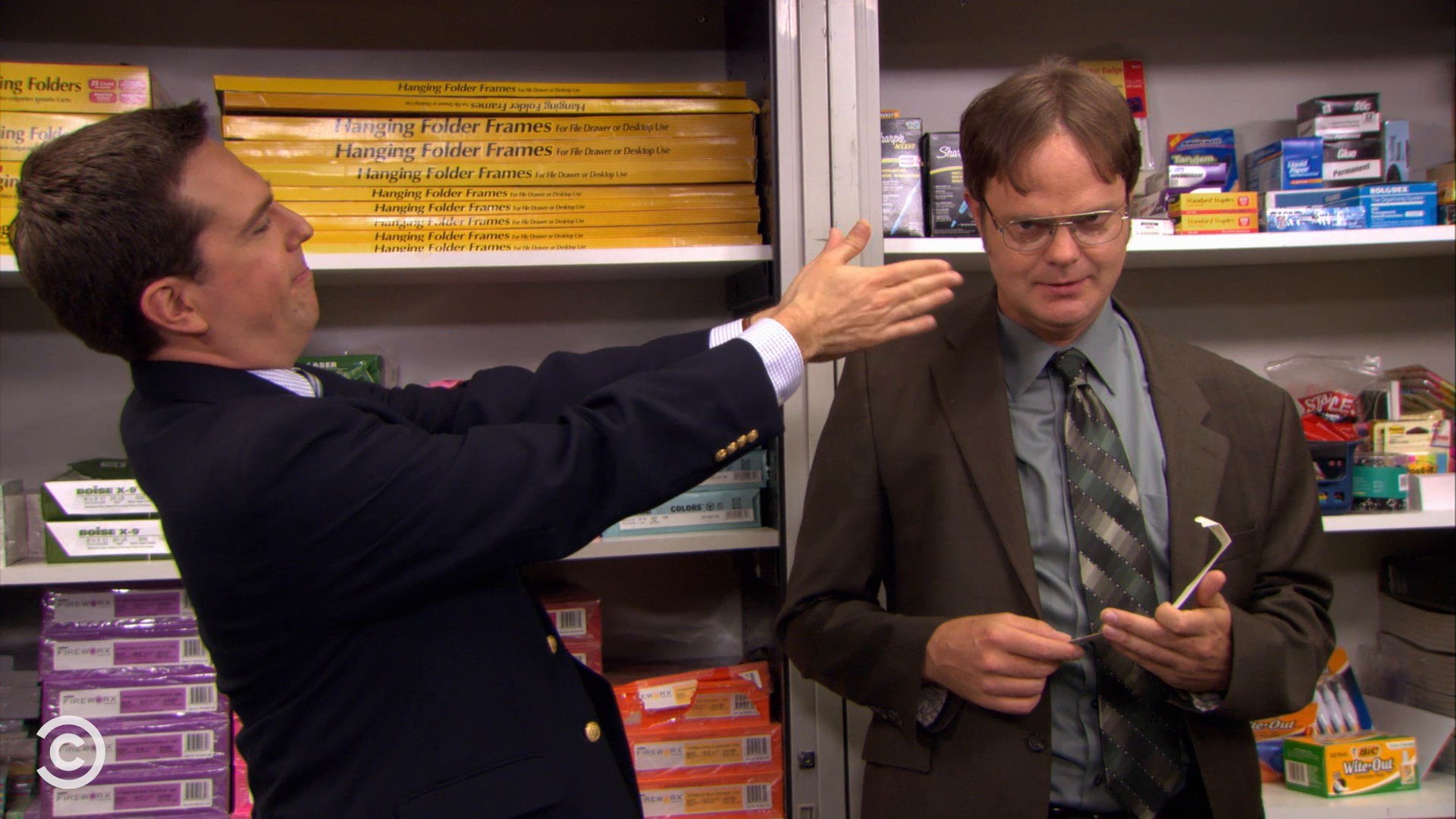 Comedy Central Favors (Andy vs. Dwight) The Office
