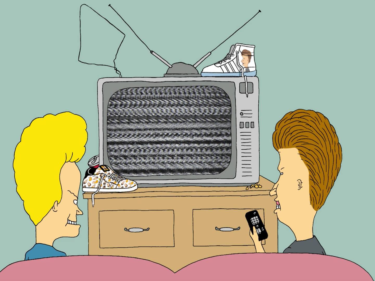 These two boneheads hardly leave the couch so why should you? Shop 
