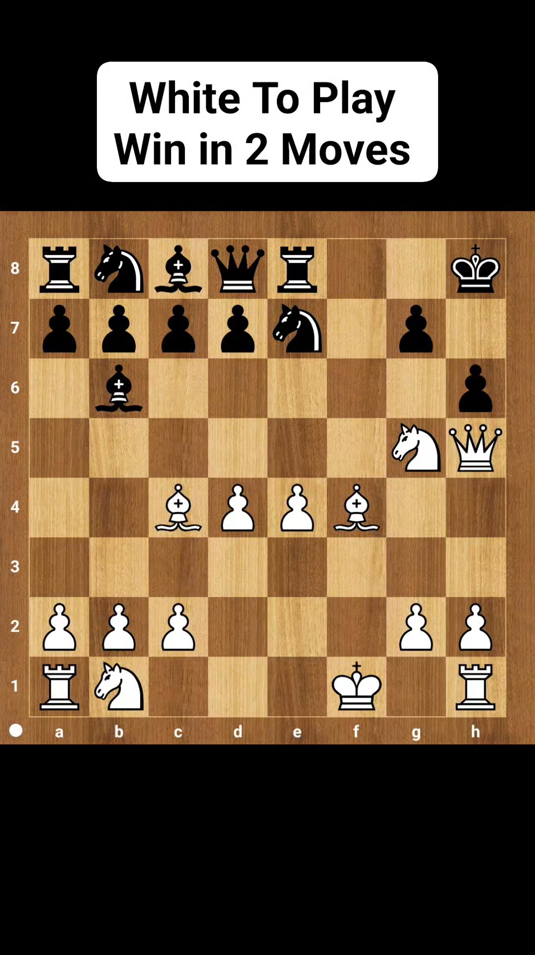 White To Play and Checkmate In 2 Moves 🤔 #chess #chessgame # ...