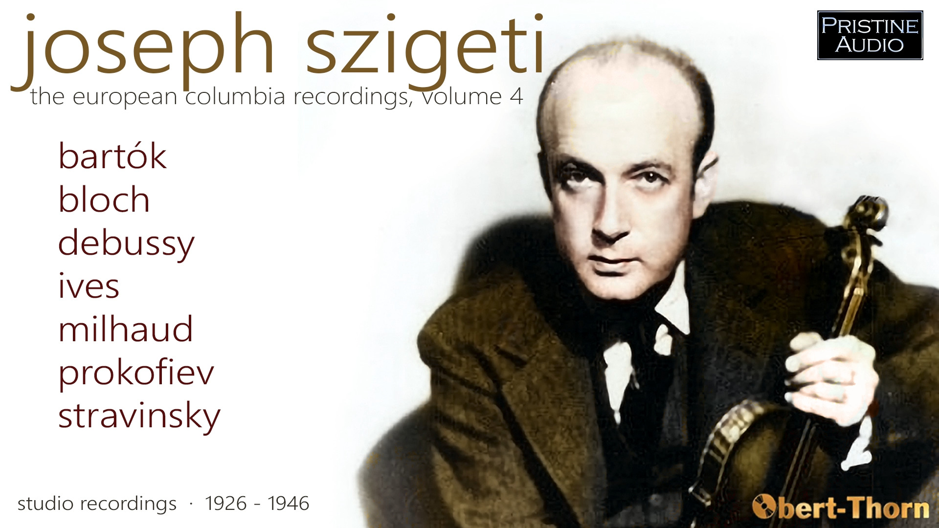 Happy birthday to Joseph Szigeti, born on September 5, 1892. Known