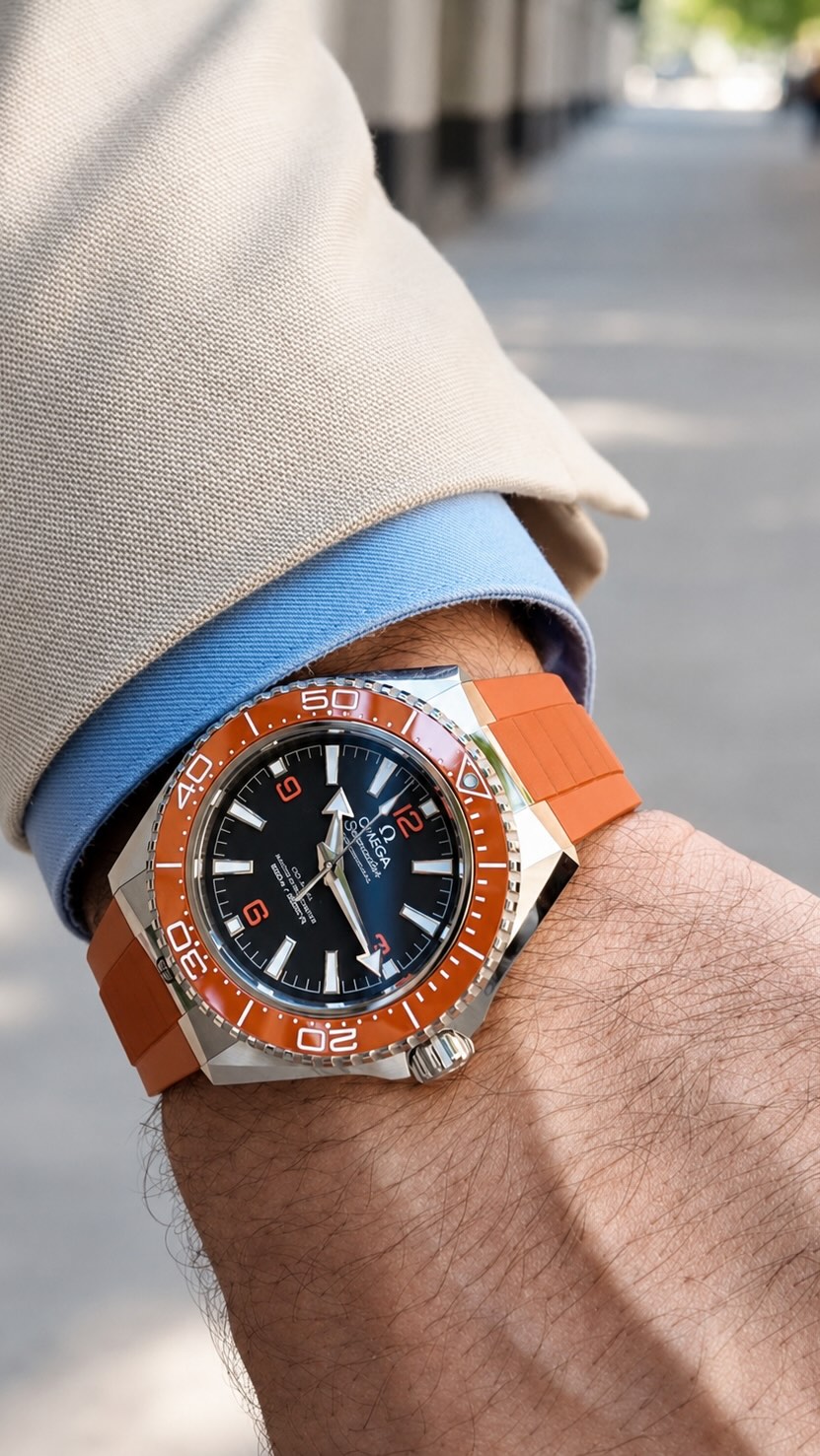 KNICKS IN 4!🔥 check out the @omega Seamaster Planet Ocean! DM to