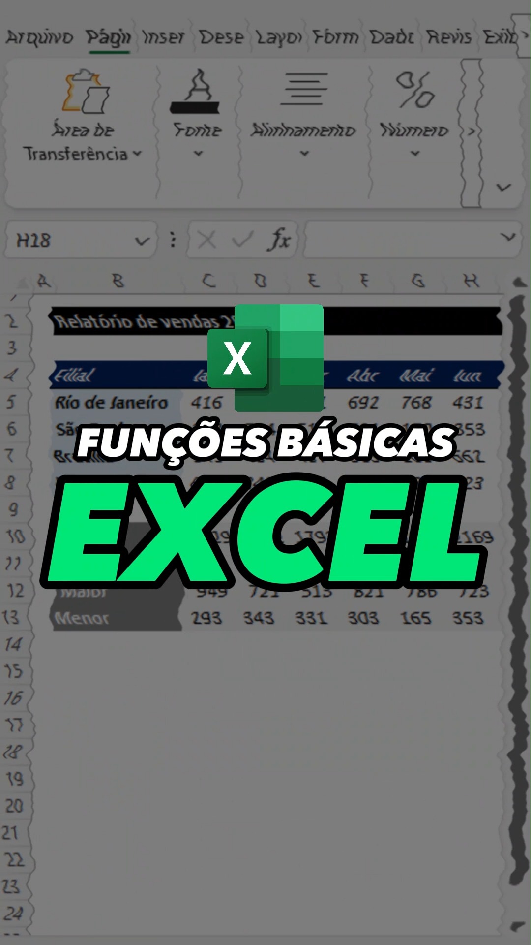 Aprenda algumasfunções básicas do Excel | Excel sem Stress | Facebook