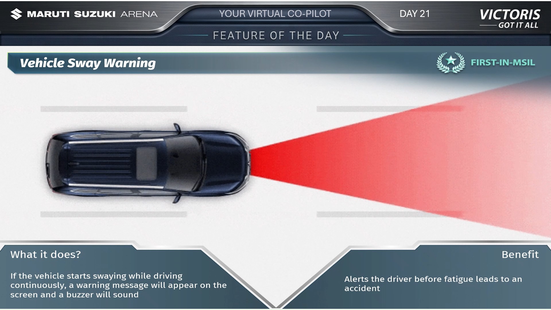 Long drives demand ultimate focus, but your Victoris SUV has your