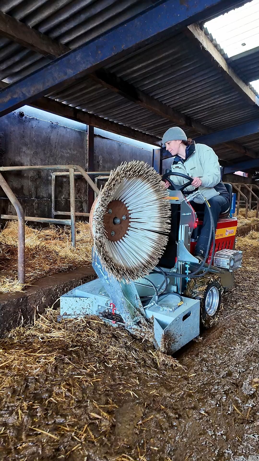 Powerful, fast, and precise, the Westermann CM2 scraper keeps livestock ...