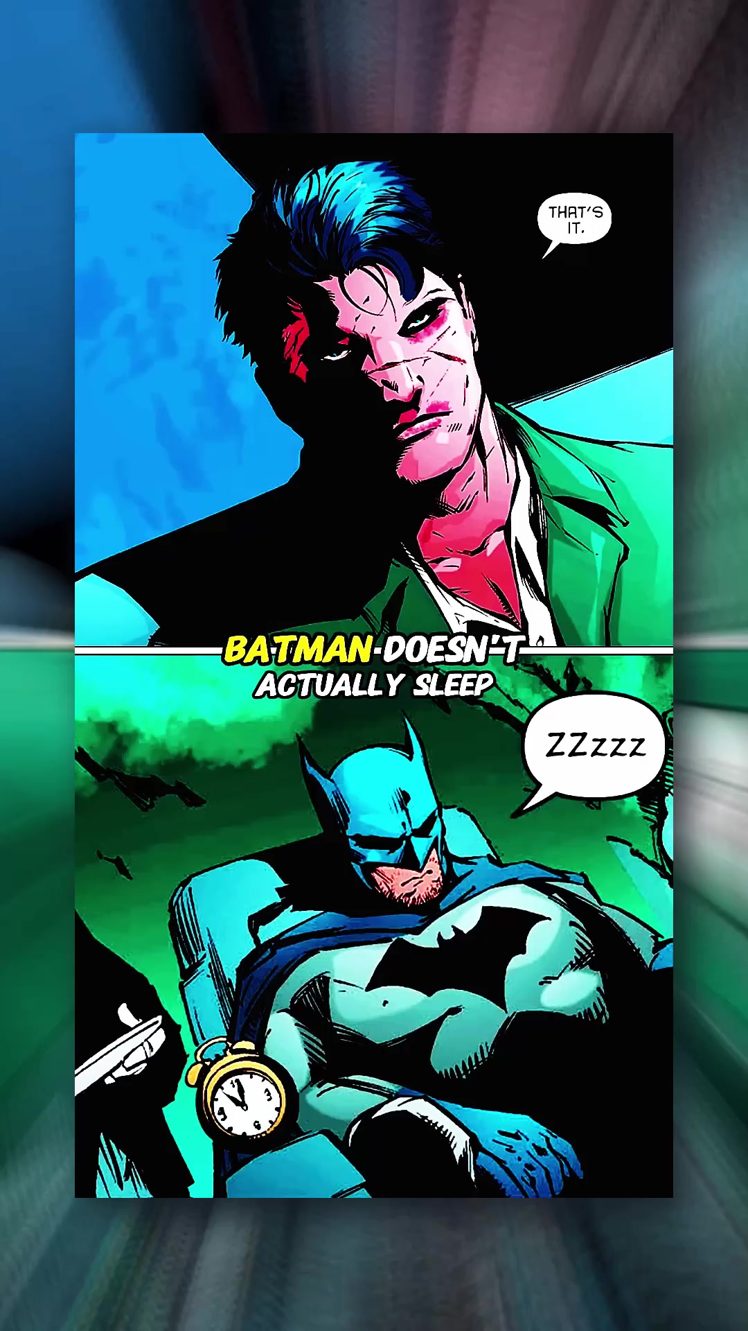 BATMAN NEVER SLEEPS! 🦇🌃💪 Batman's secret? Only 2 hours of sleep a day ...
