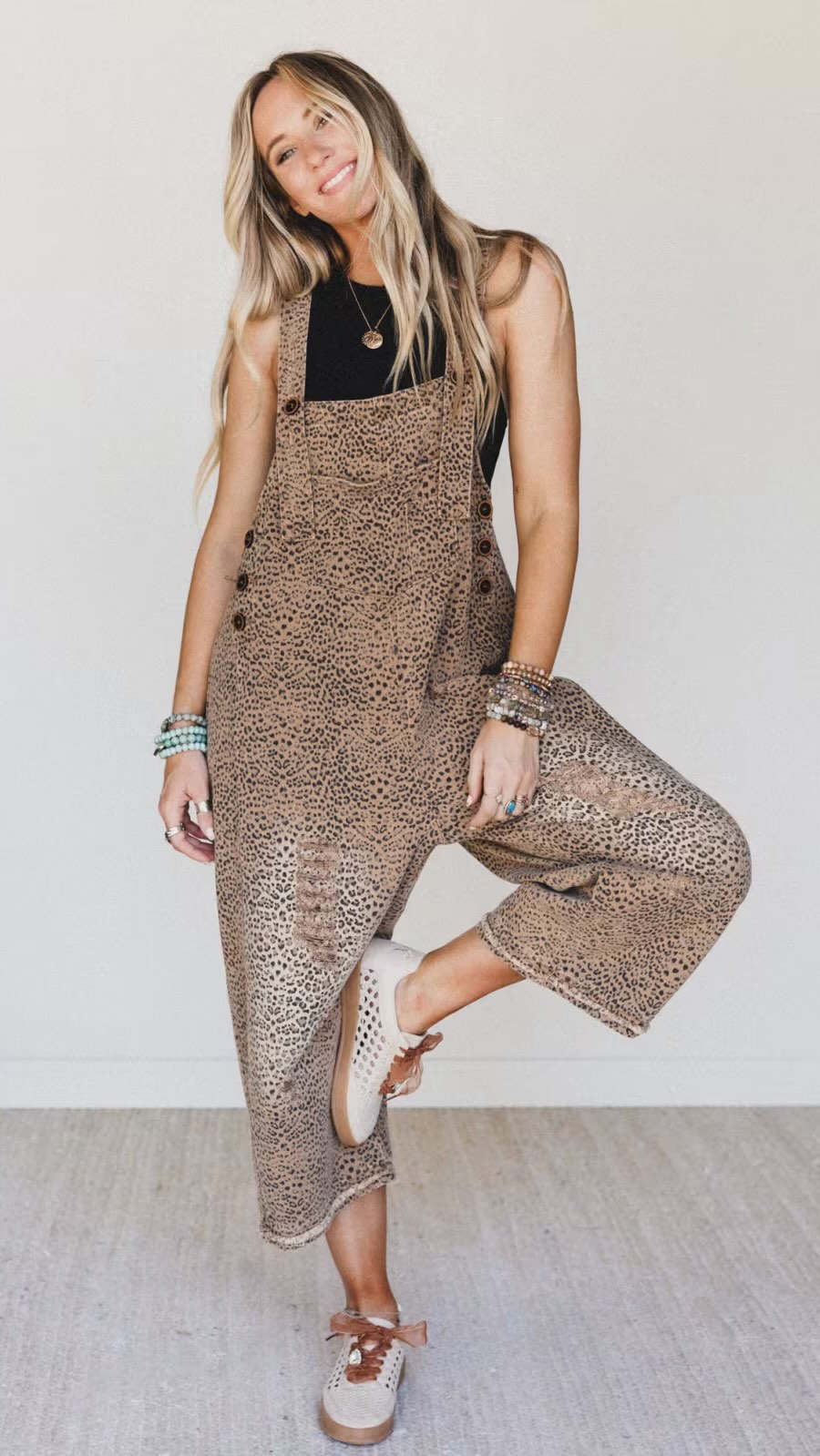 The High Hopes Slouchy Denim Overalls in Mocha Brown = chef's kiss
