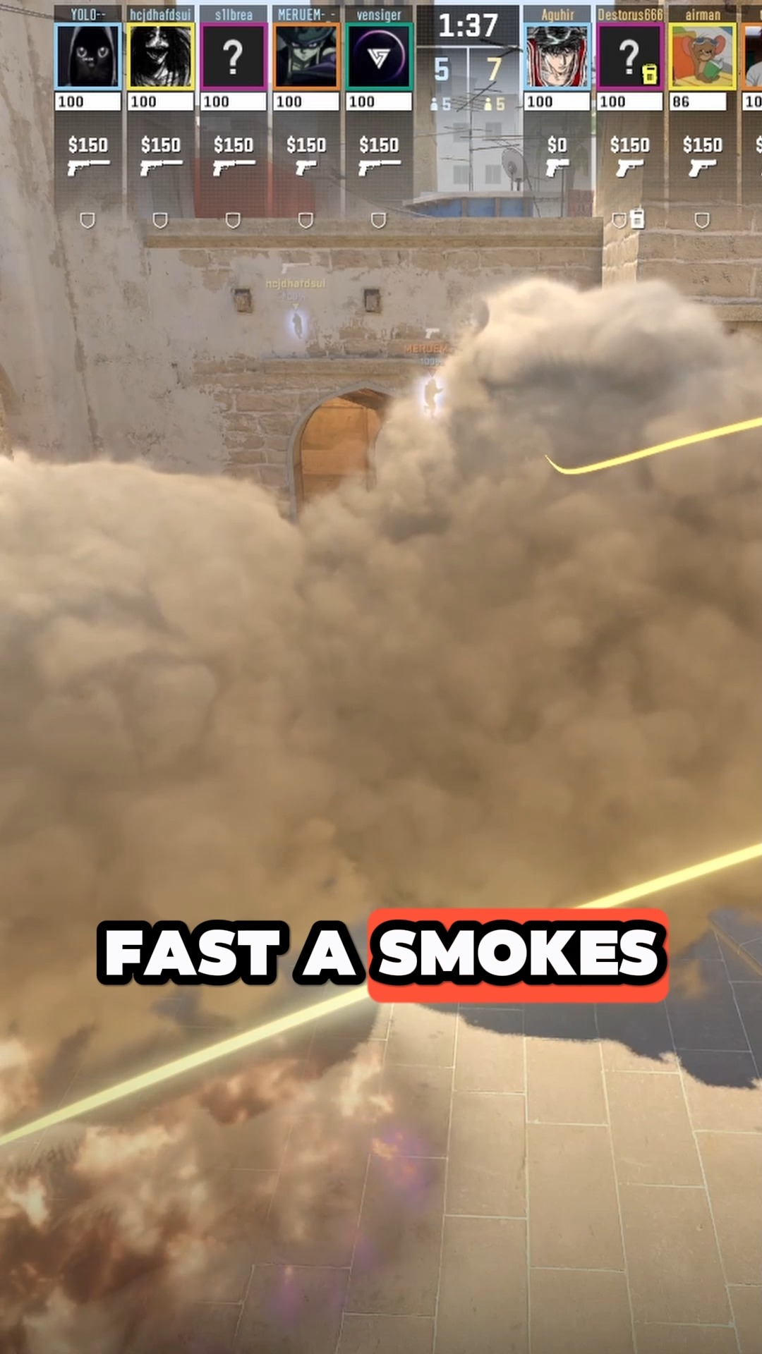 Mirage A Smokes From T Spawn (1 Easy Lineup) #CS2 | NartOutHere | Facebook