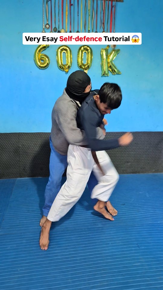Very Esay Self-defence Tutorial 😱🥋 #selfdefence #judo #selfdefense # ...