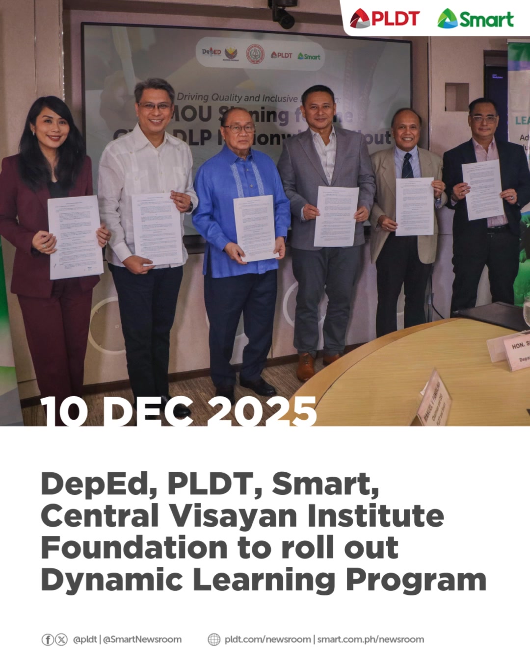 The Department of Education (DepEd Philippines), PLDT, Smart ...