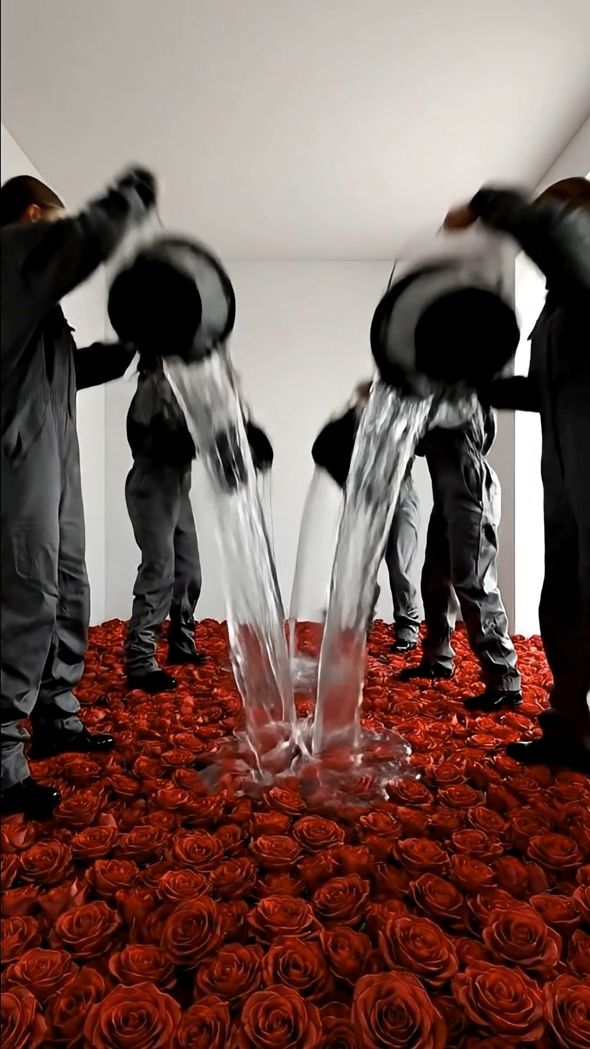 This Floor Is Made From 10,000 Real Roses! 🌹😱 We turned a boring ...