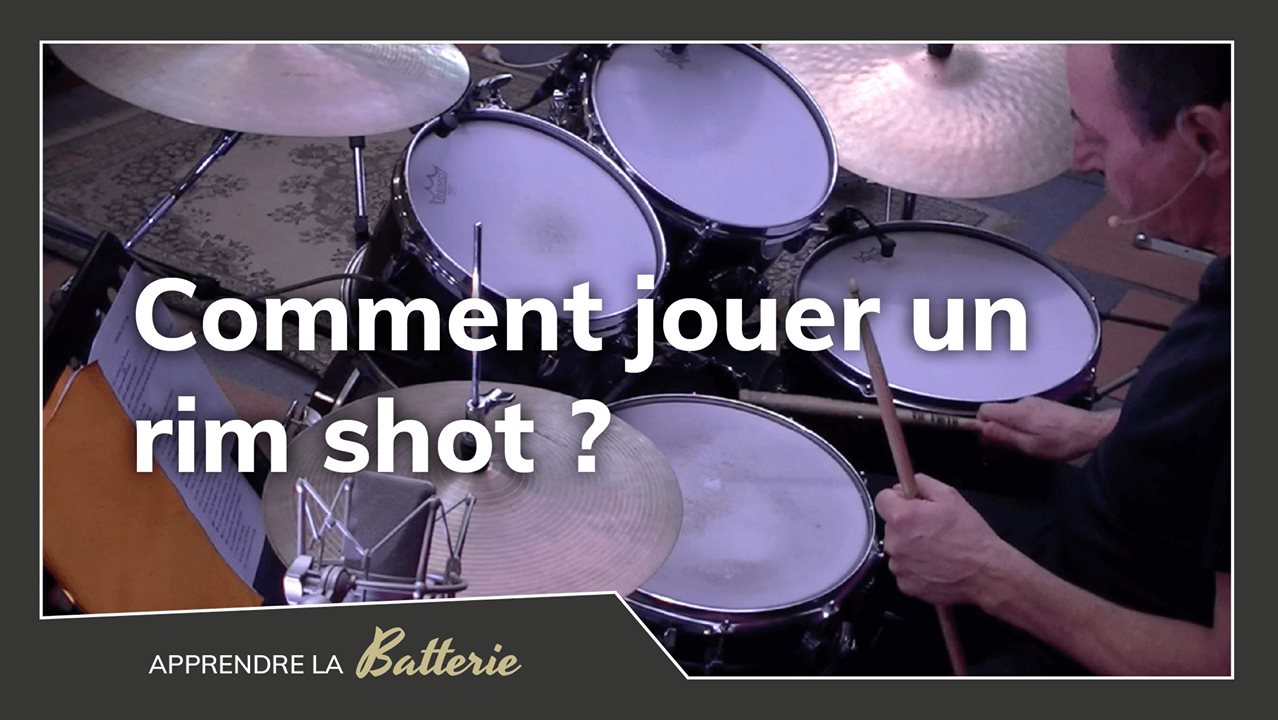Le rim shot est une technique de batterie qui consiste à frapper la ...