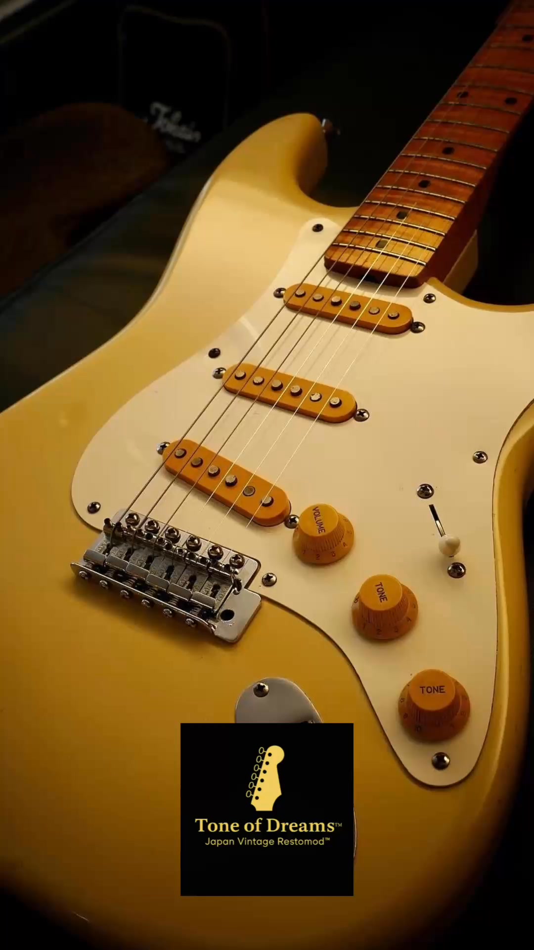 Tokai Springy sound TST 55 from early 80s in the rare flamingo