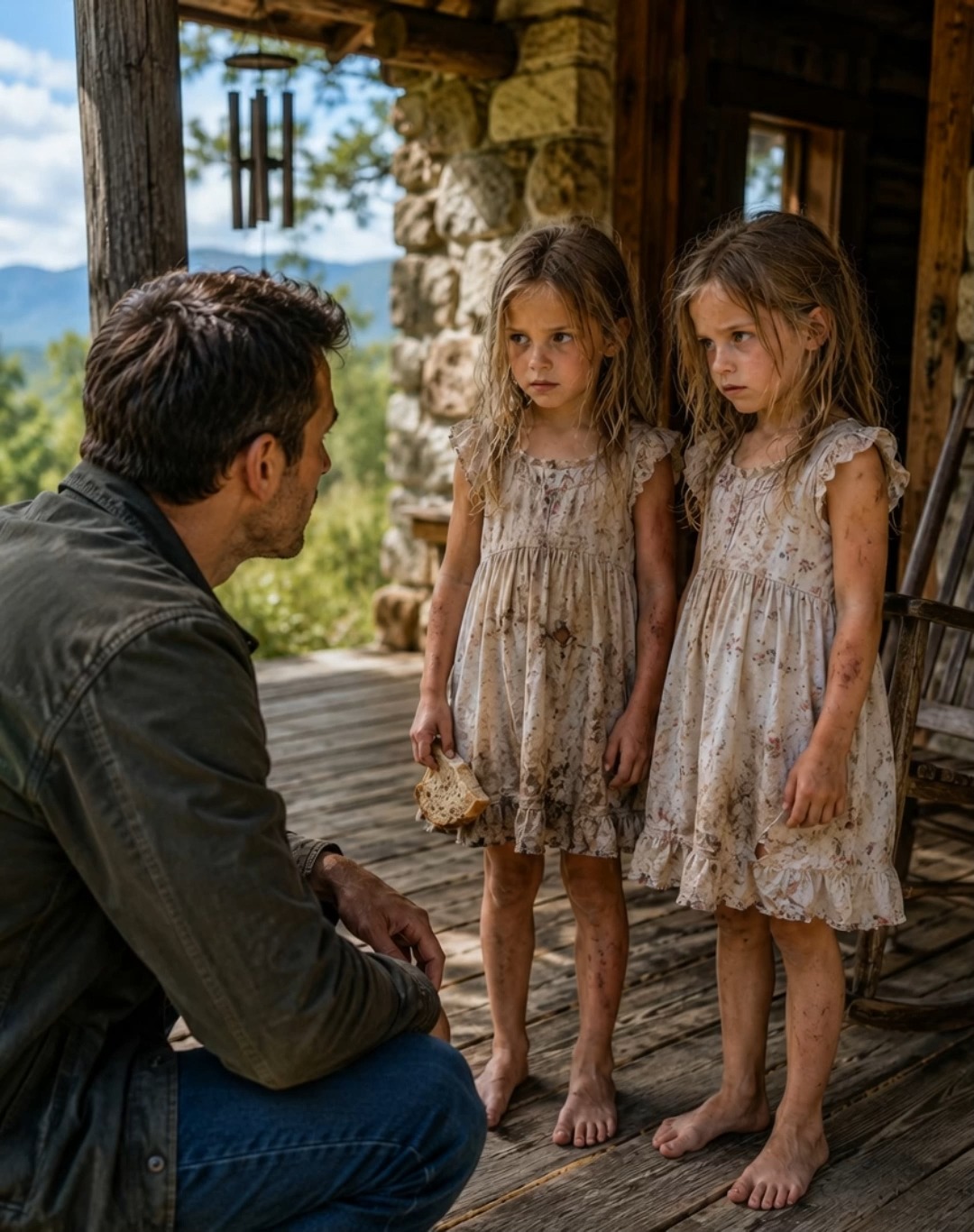Ethan Brooks finds abandoned twin girls at his late wife's