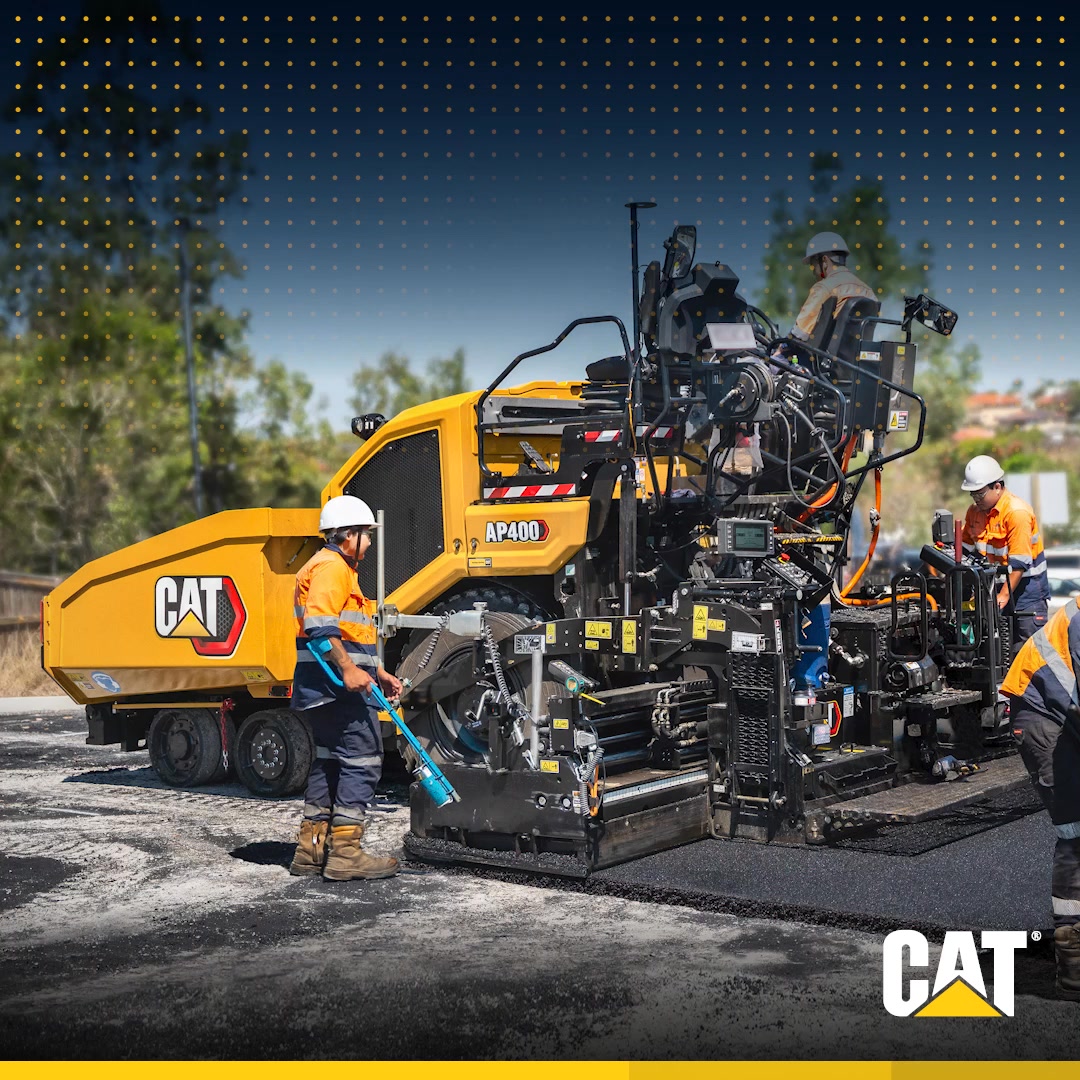 The Cat® AP400 Asphalt Paver is an ideal machine for those asphalt ...