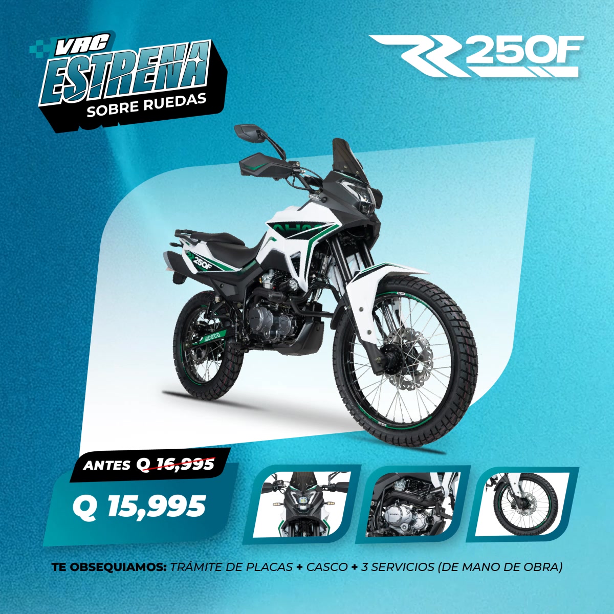 💥 La moto doble propósito que te lleva a donde quieras 💥 La RR250F ...