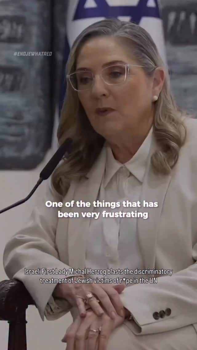 Israel’s First Lady Michal Herzog said what too many have neglected to ...