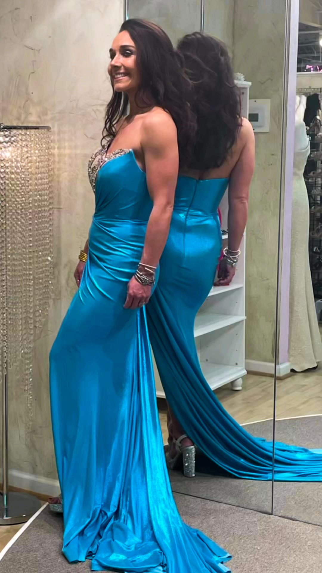 open lace back dress Long Sequin Off Shoulder Sheer Lace Corset Prom Dress  The Dress Outlet
