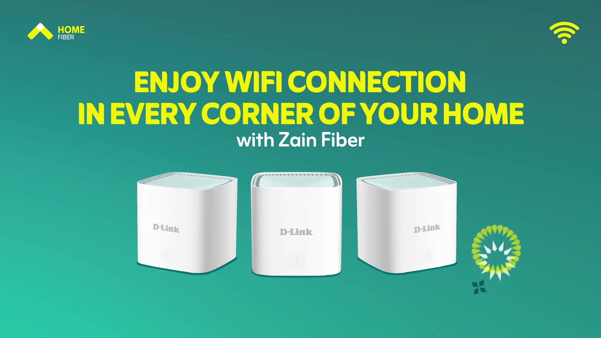 ⁣🏡📶 Ensure full home internet coverage with Zain Fiber! 🚀 ⁣ Say goodbye ...
