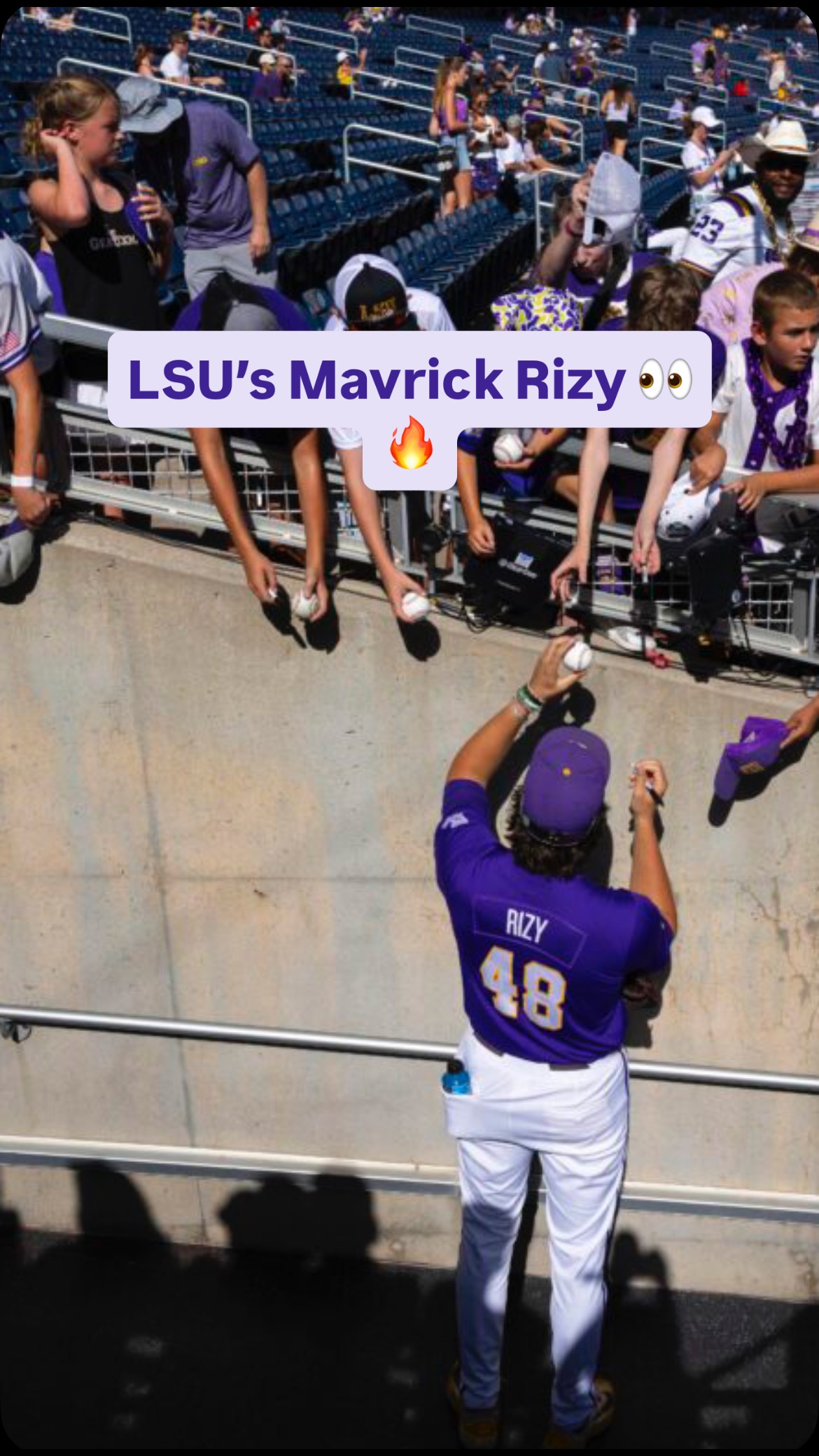 After a freshman season where Mavrick Rizy led LSU in relief ...