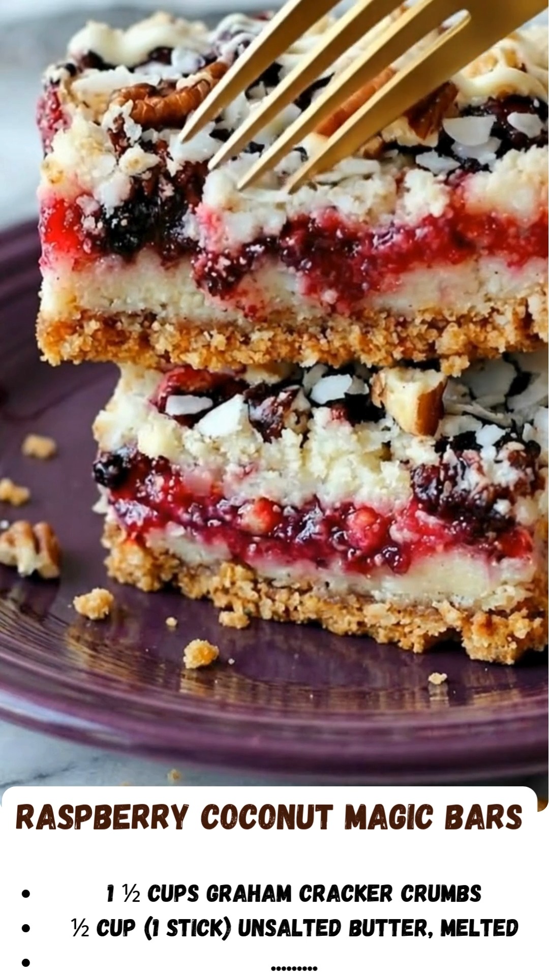 Raspberry Coconut Magic Bars: A fruity, tropical twist on the classic 7 ...