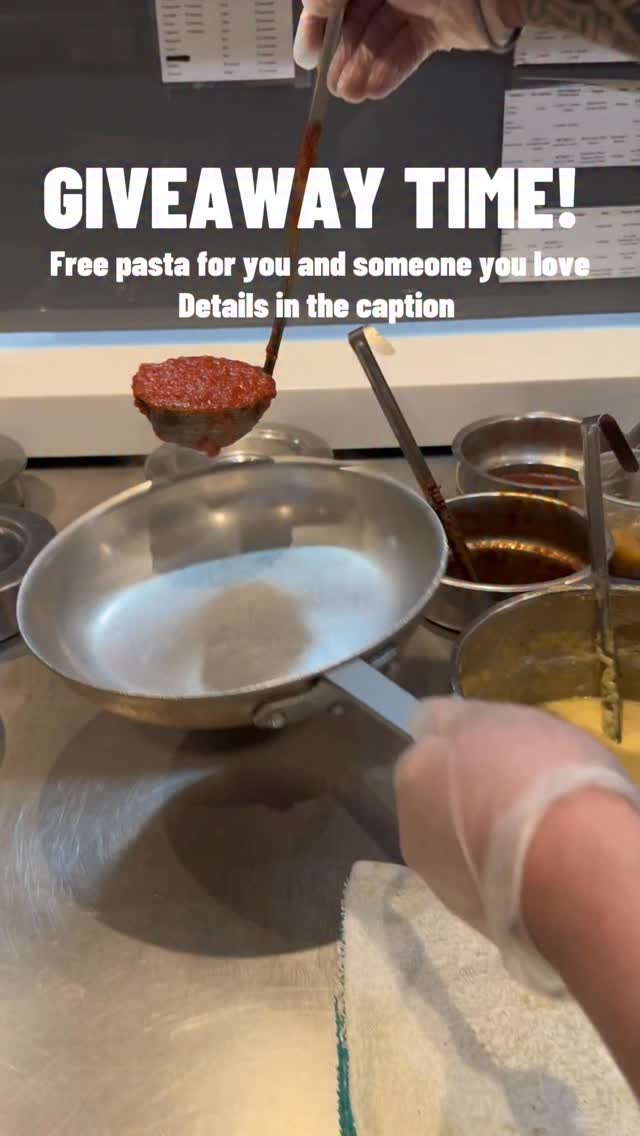 🍝 In store BOGO Pasta Giveaway (February) 🏆 Prize: 2 pastas either 2 of ...
