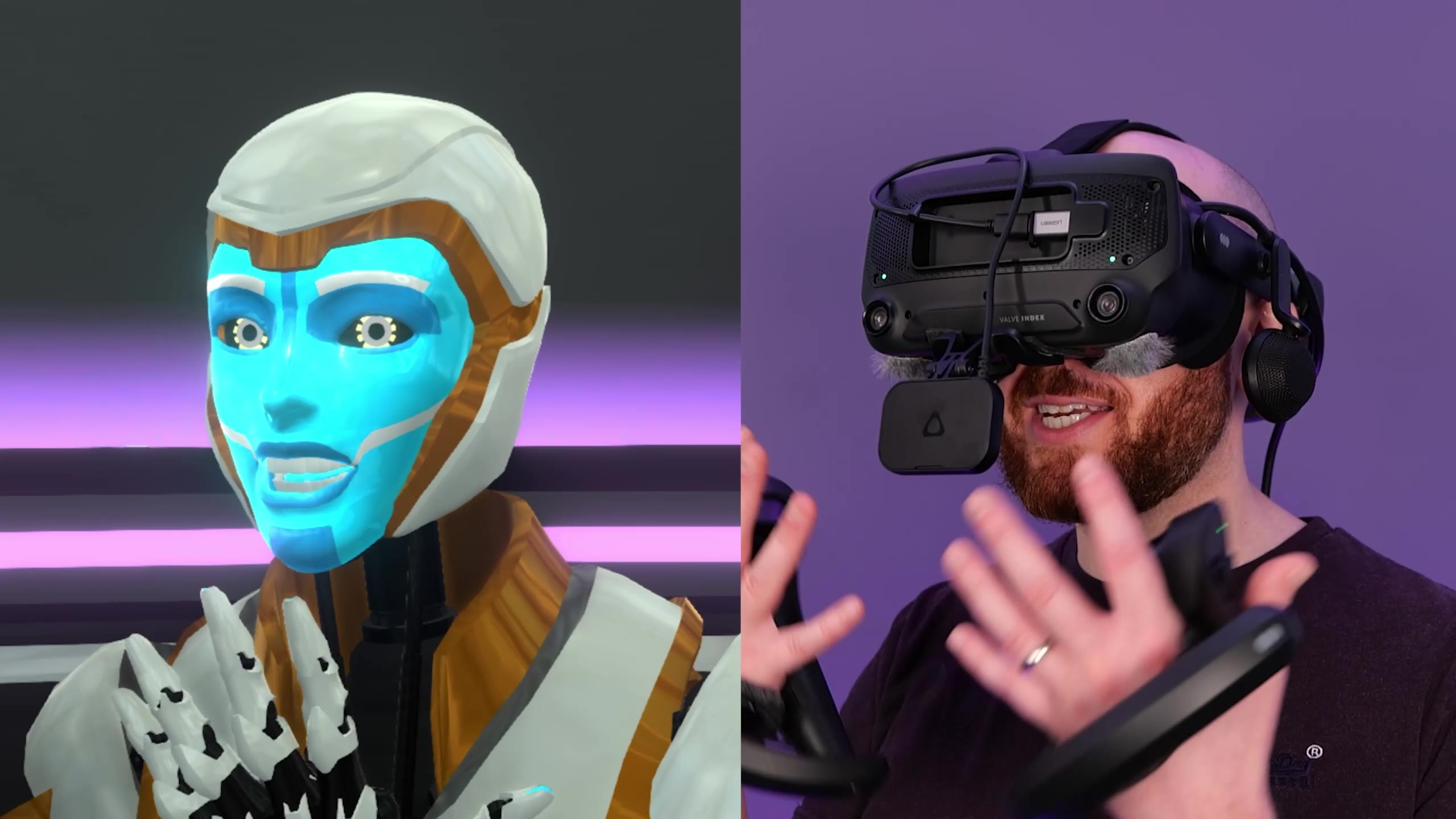 Level up your VRChat experience with full face + eye tracking. Our 