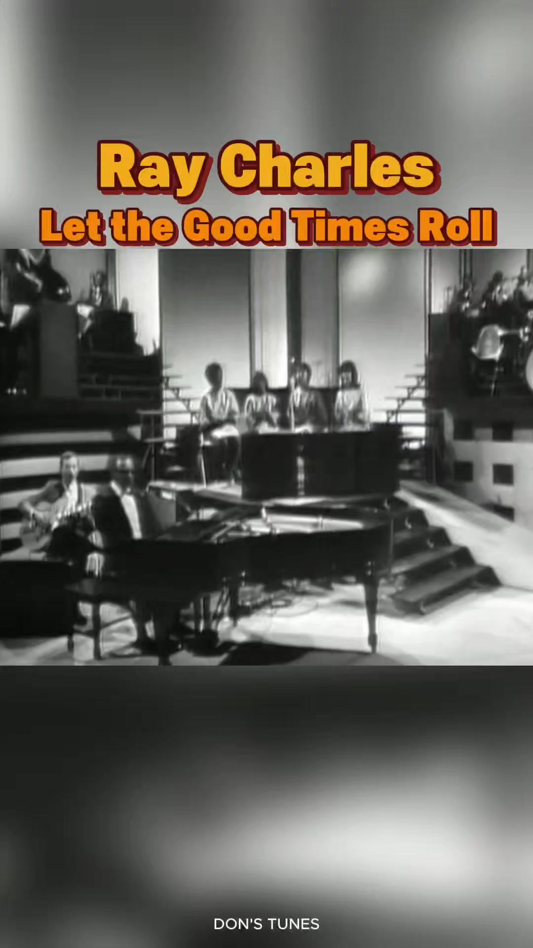 Ray Charles performs 