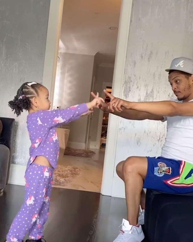 T.I.'s daughter Heiress teaches her dad TikTok dances T.I.'s daughter
