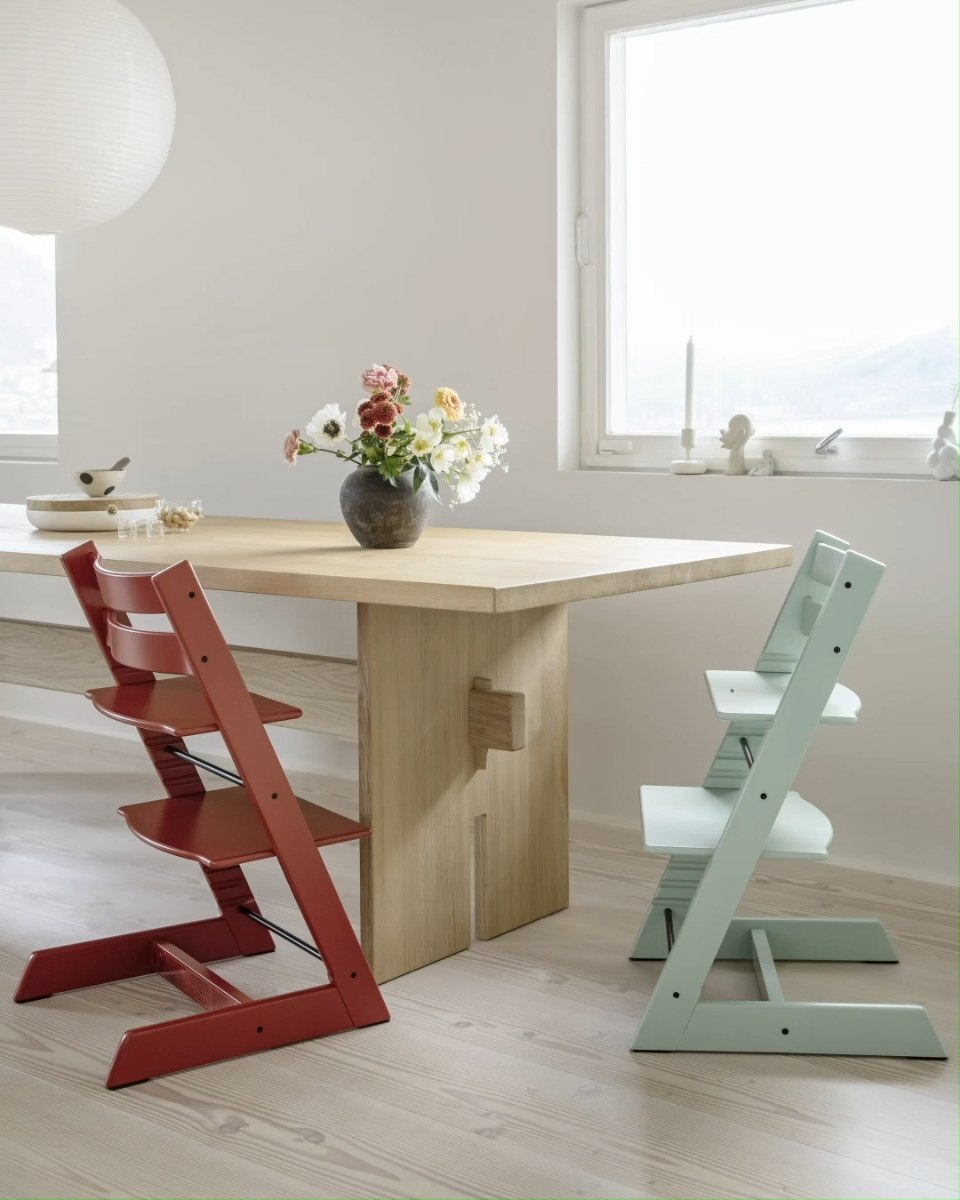 Introducing our iconic Tripp Trapp chair in Soft Mint! Get the