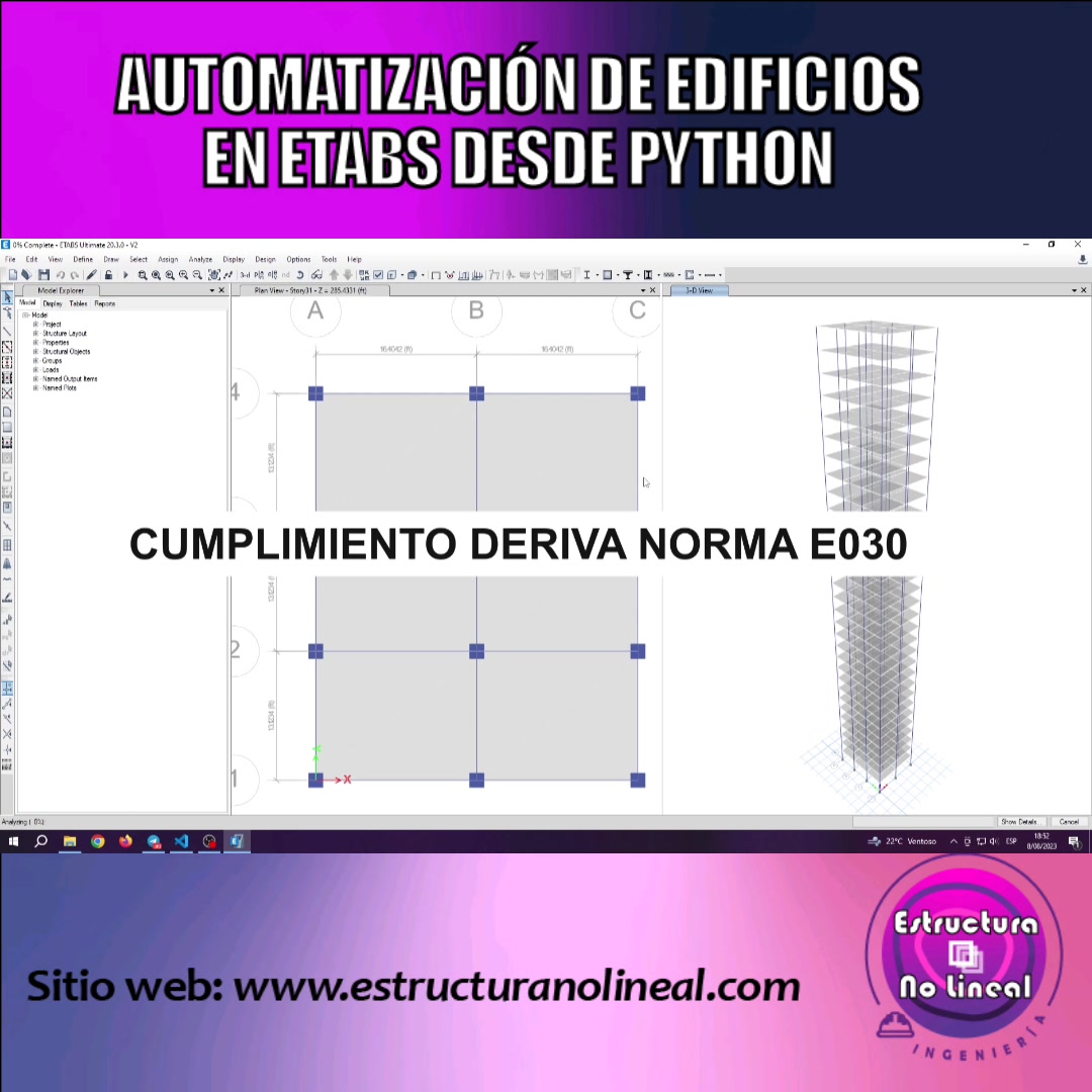 "¡Descubre la magia de la automatización en ETABS con Python! En este ...