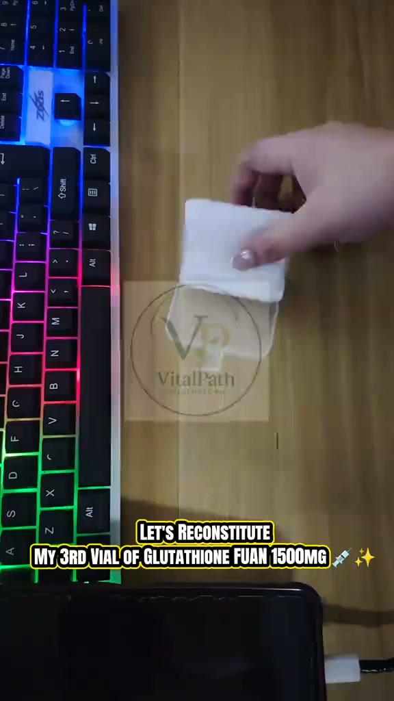 Finally reconstituted my 3rd vial of FUAN Glutathione 1500mg. 🤍✨ Ang dami kasing nagtatanong kung paano ko siya nire-reconstitute, so here's a quick video of my process. Sana