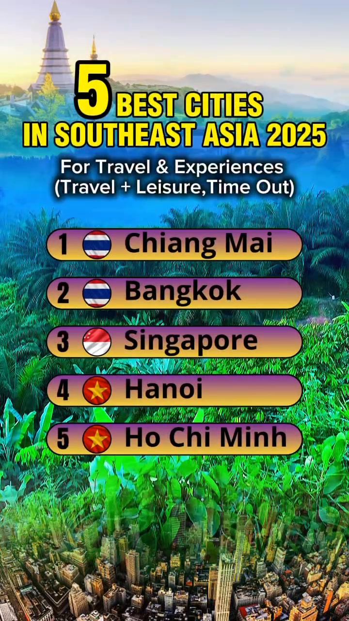 5 Best cities in Southeast Asia for Travel, Experiences & Leisure. # ...