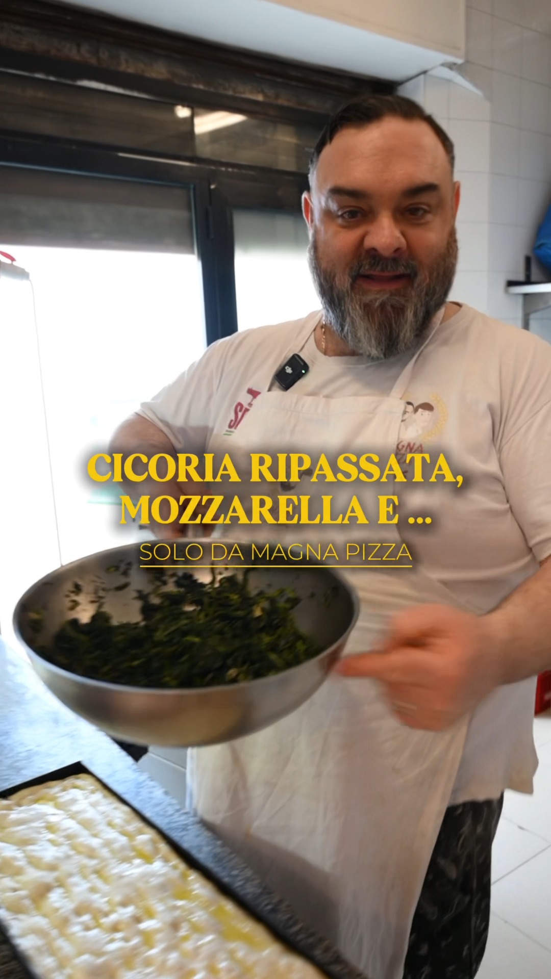 Pizza cicoria ripassata in padella, mozzarella e... un'esperienza che ...