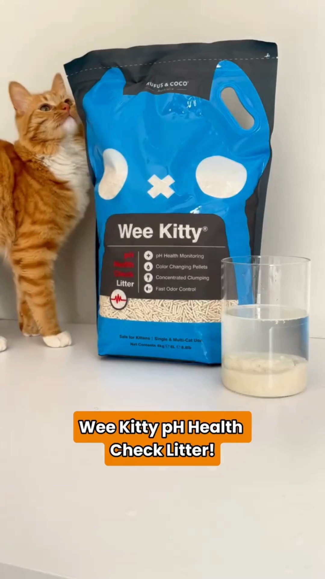 Your cat’s litter just got smarter. 👀🐱 Meet Wee Kitty Clumping pH ...