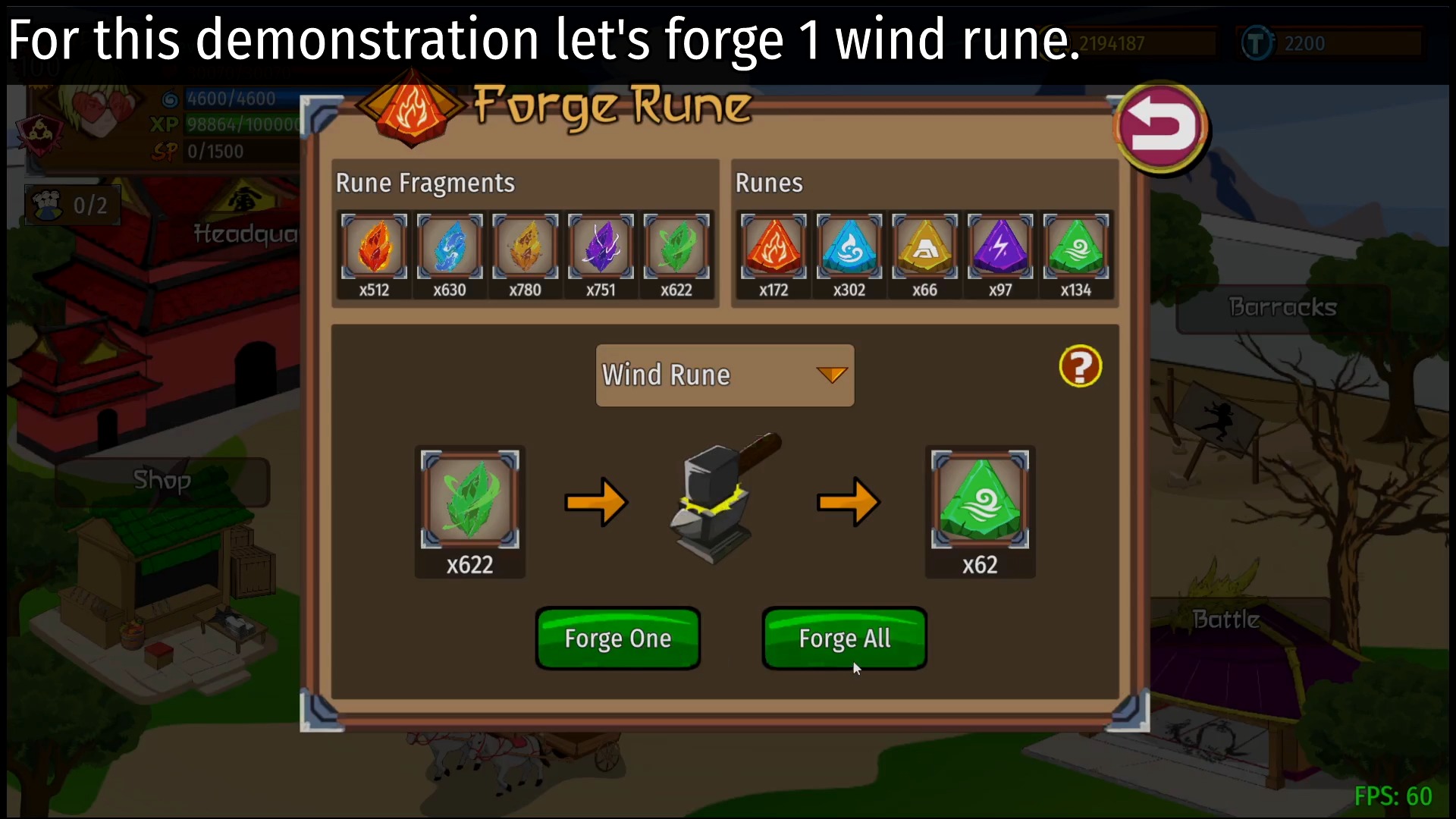 Introducing the elemental rune forging and tea house building feature ...