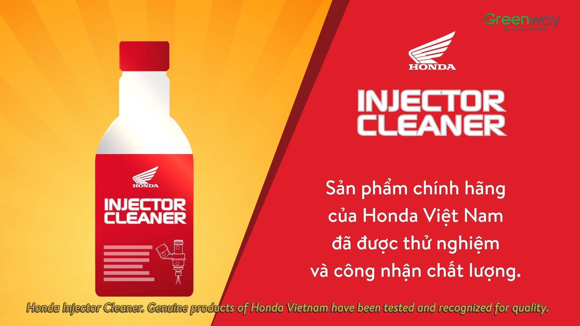 Honda Injector Cleaner _ Dung dịch vệ sinh kim phun buồng đốt xe máy